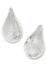 Nile Silver Large Post Earrings