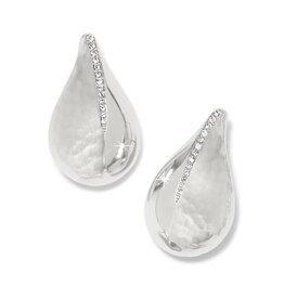 Nile Silver Large Post Earrings