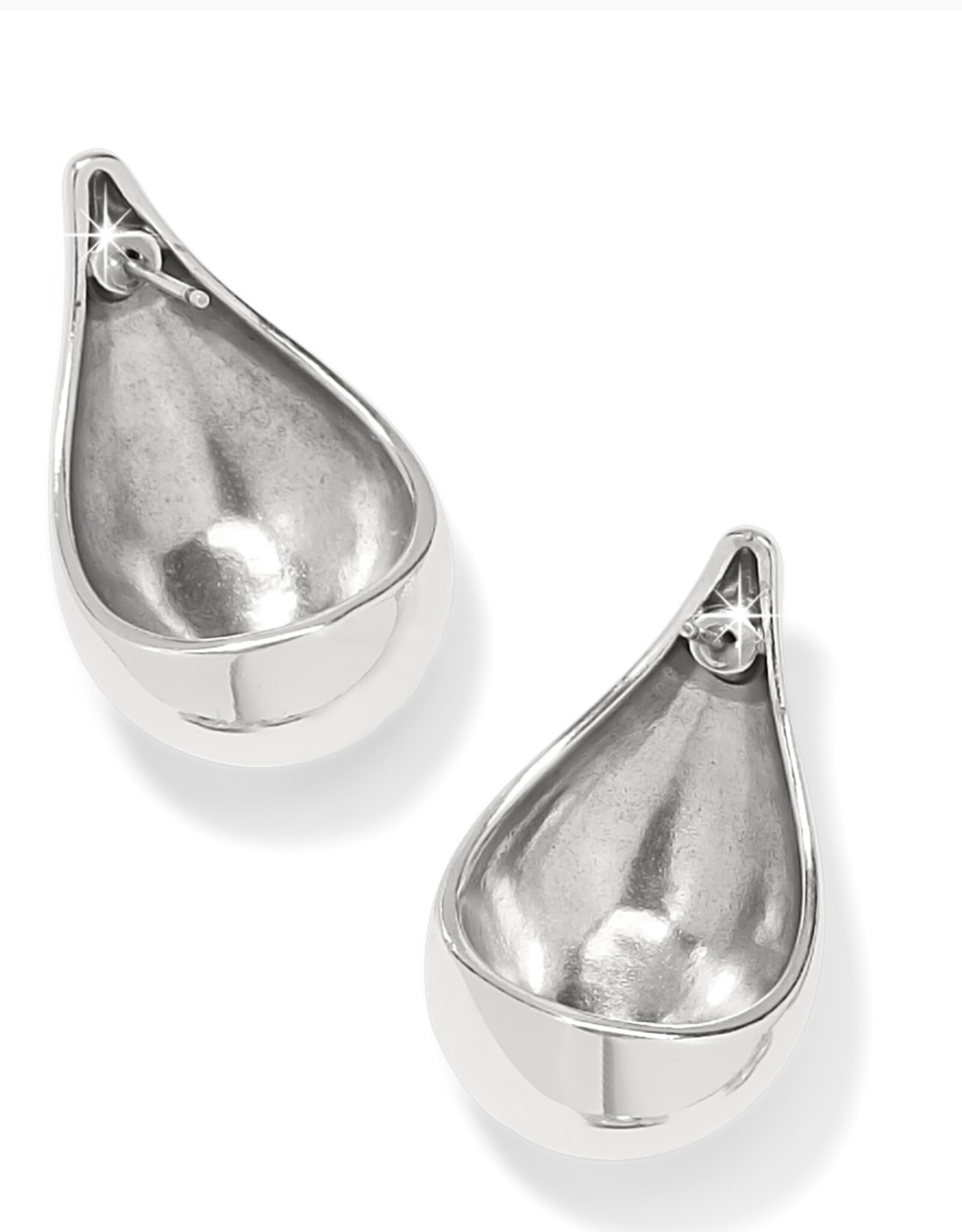 Nile Silver Large Post Earrings