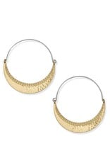 Palm Canyon Large Gold Hoop