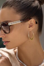 Palm Canyon Large Gold Hoop