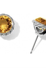 Topaz Iris Stud Earrings