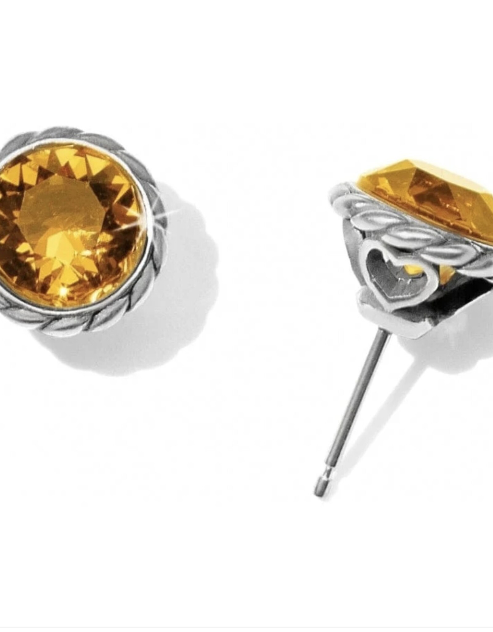 Topaz Iris Stud Earrings