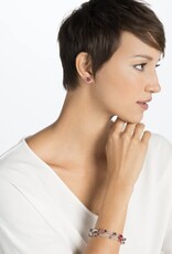 Topaz Iris Stud Earrings