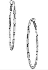 Pebble Large Oval Hoop Earrings