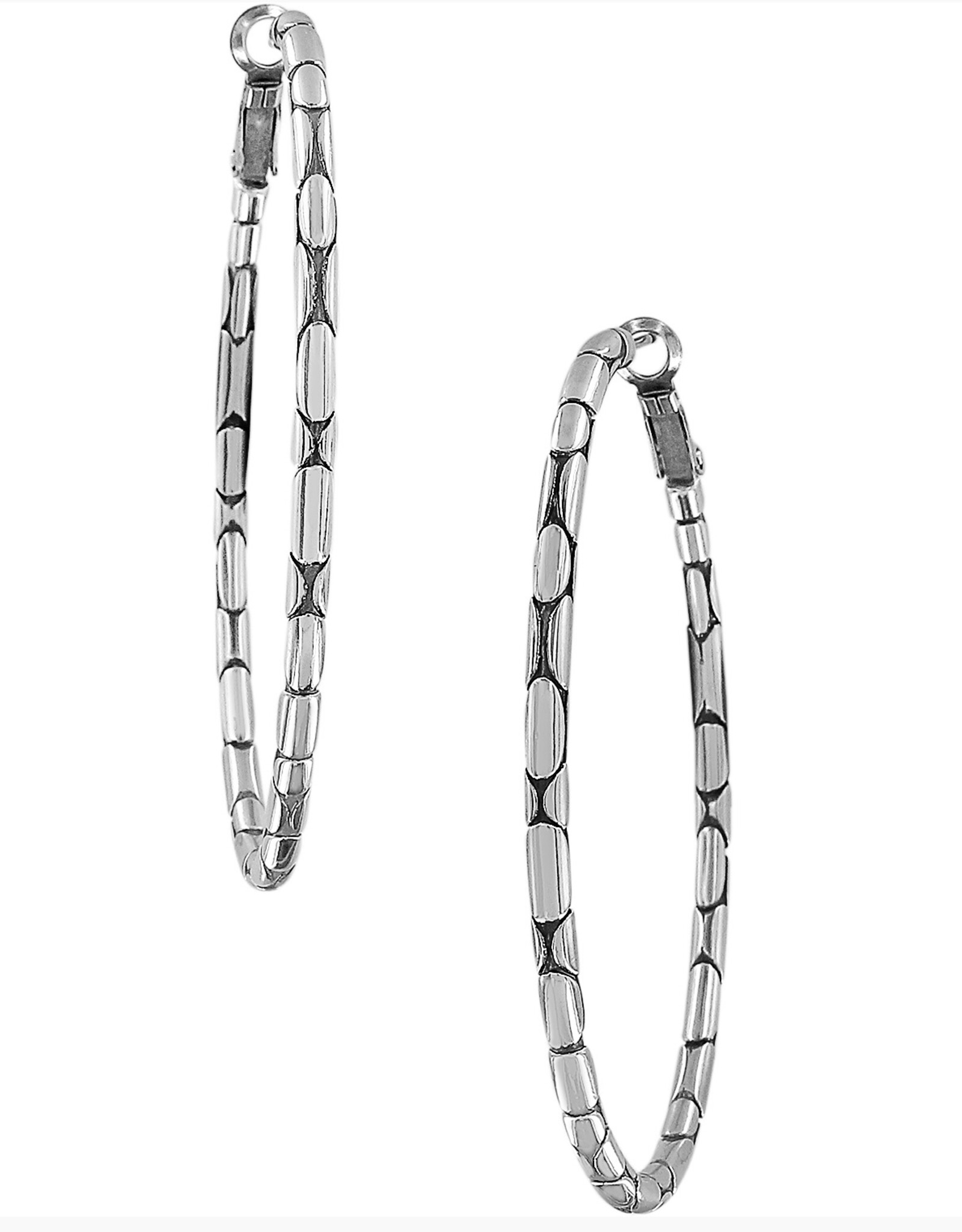 Pebble Large Oval Hoop Earrings