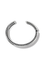 Inner Circle Silver Double Bangle
