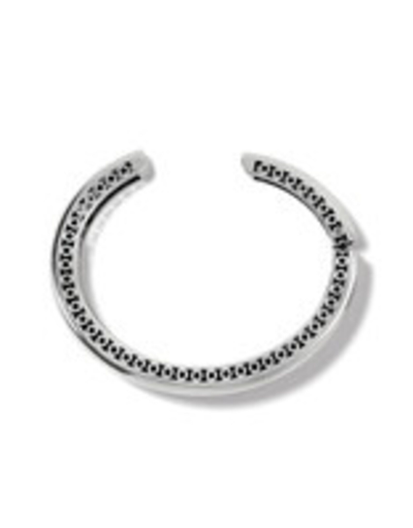 Inner Circle Silver Double Bangle