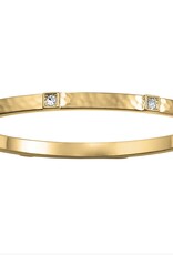 Meridian Zenith Station Bangle Gold