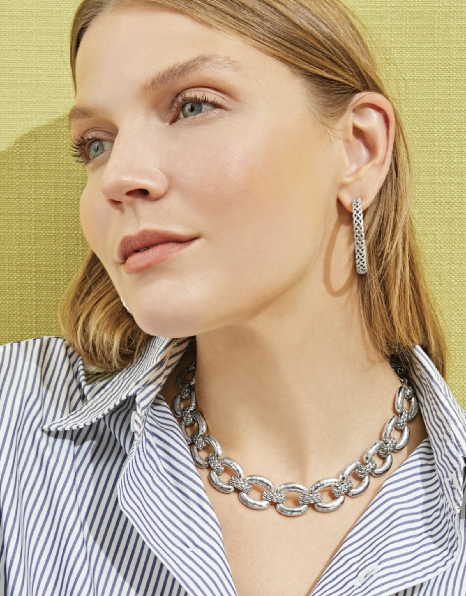 Interlok Woven Collar Necklace