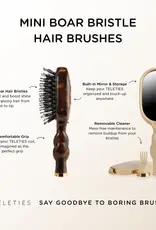 Teleties Mini Boar Bristle Brush-Tortoise