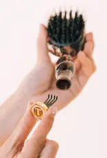 Teleties Mini Boar Bristle Brush-Tortoise