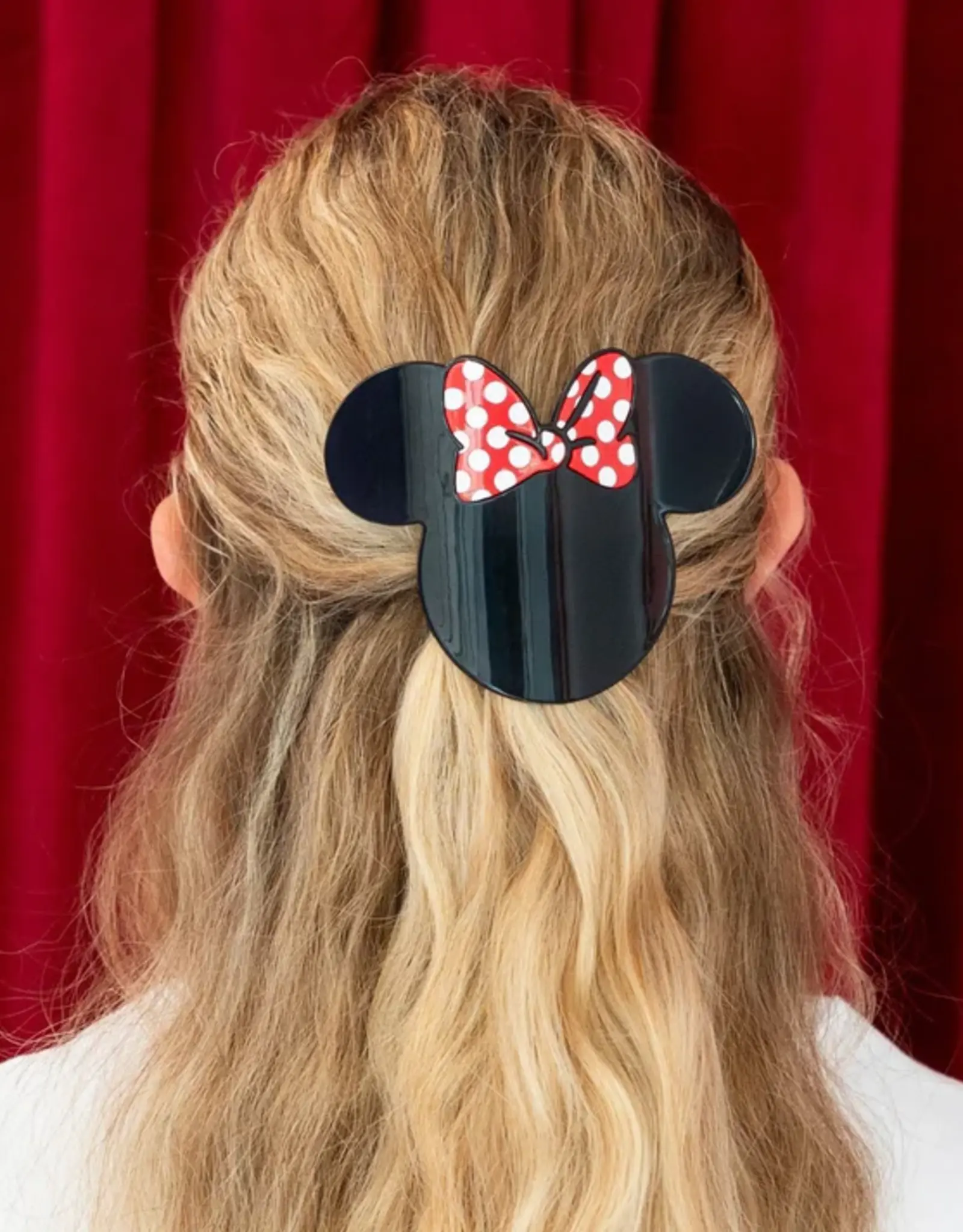 Teleties Flat Round Clip Minnie Mouse MD