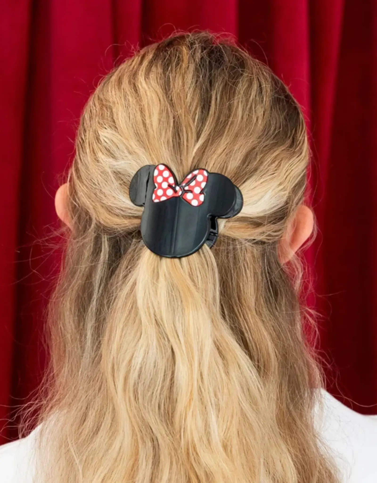 Teleties Flat Round Clip Minnie Mouse Tiny
