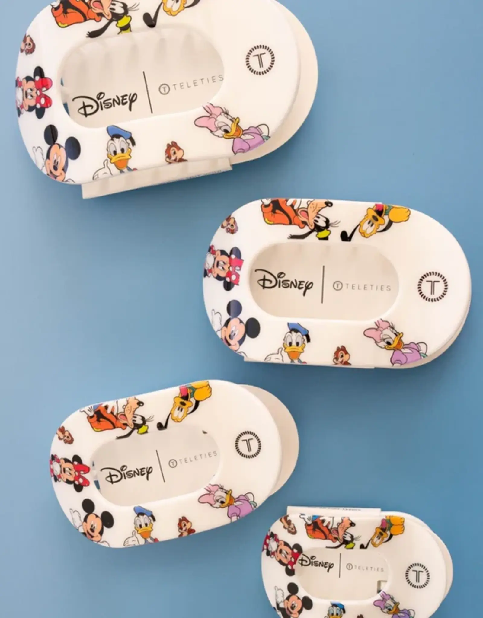 Teleties Flat Round Clip Mickey & Friends SM