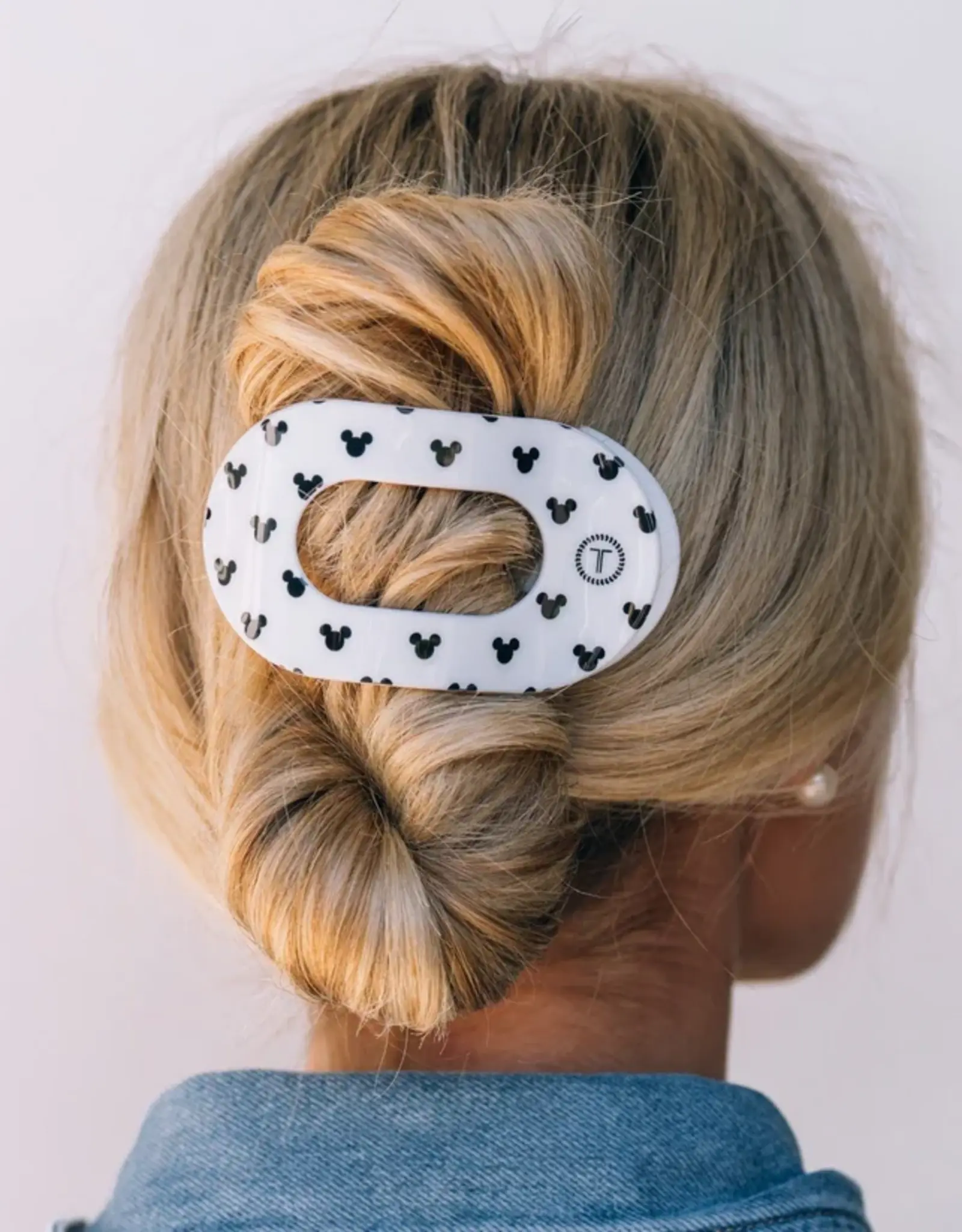 Teleties Flat Round Clip The Iconic Mickey Mouse LG