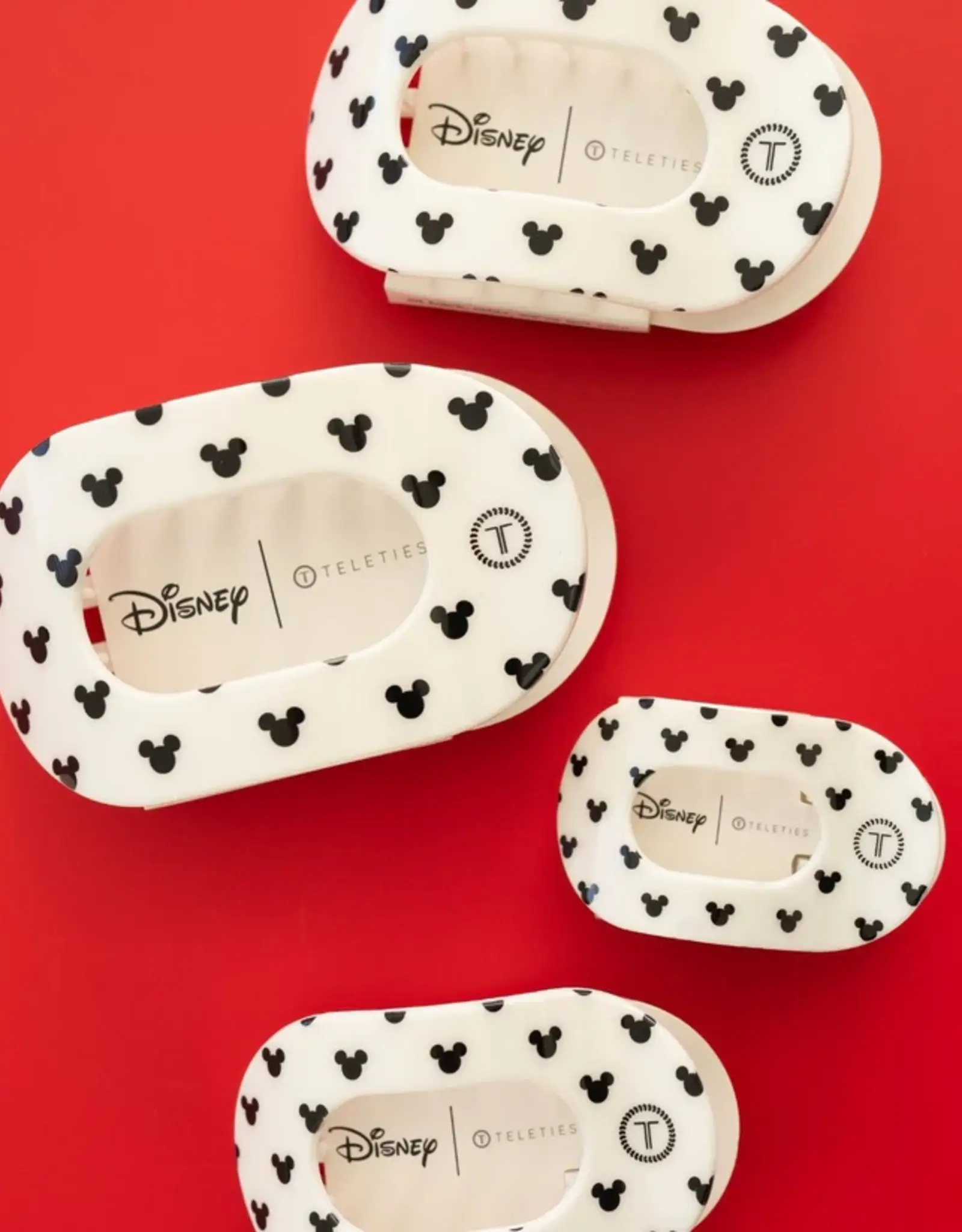 Teleties Flat Round Clip The Iconic Mickey Mouse LG