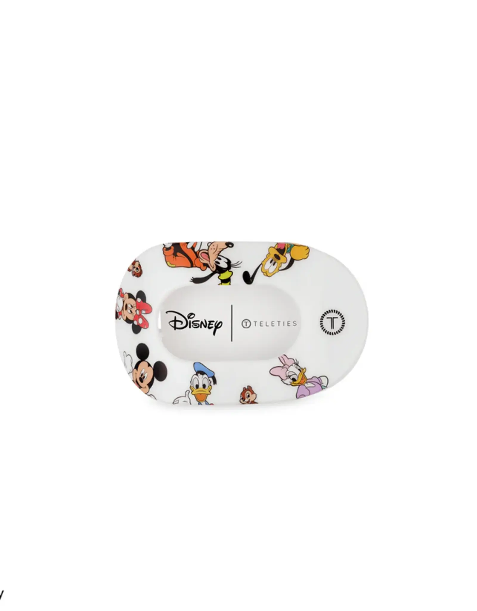 Teleties Flat Round Clip Mickey & Friends Tiny