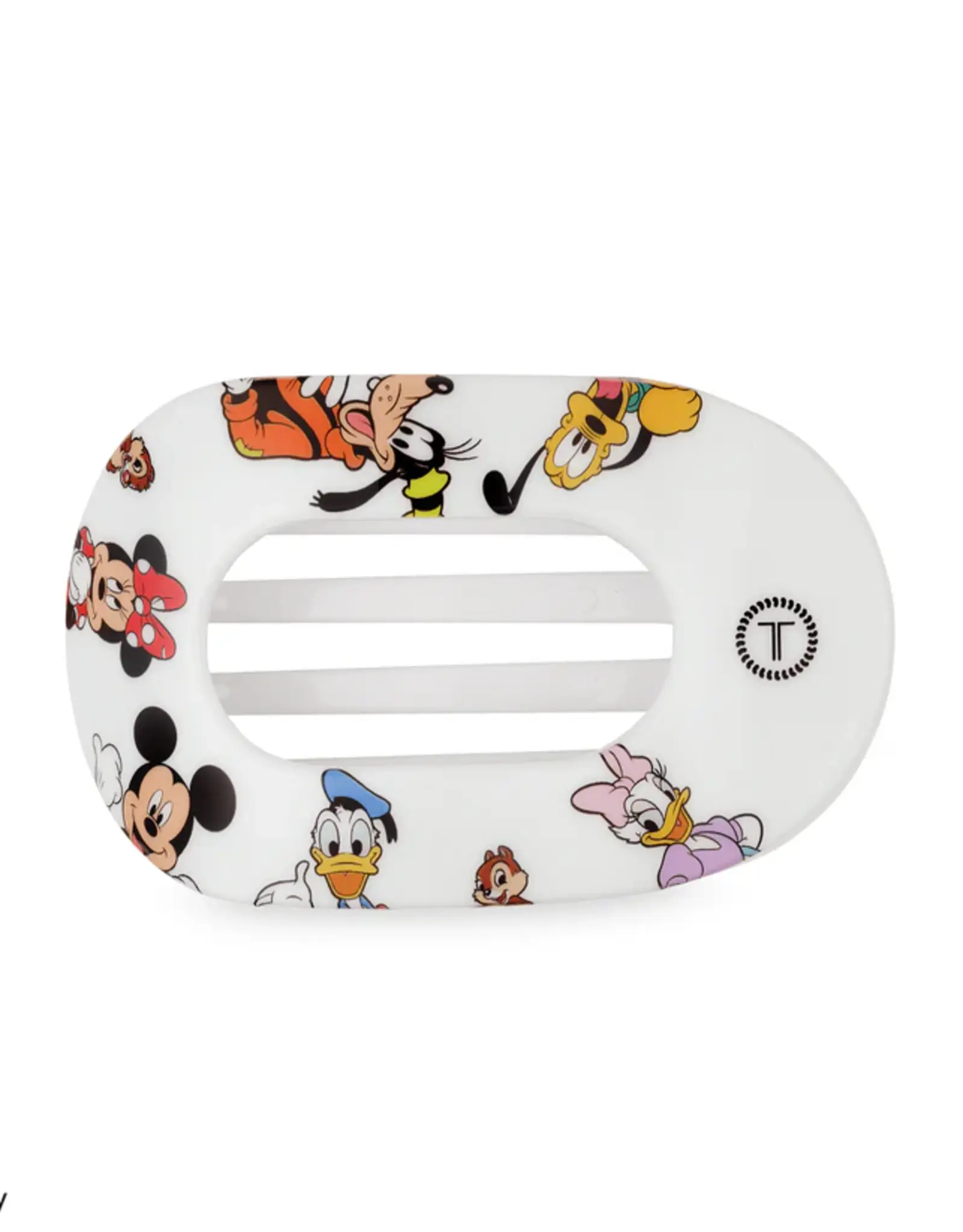 Teleties Flat Round Clip Mickey & Friends MD