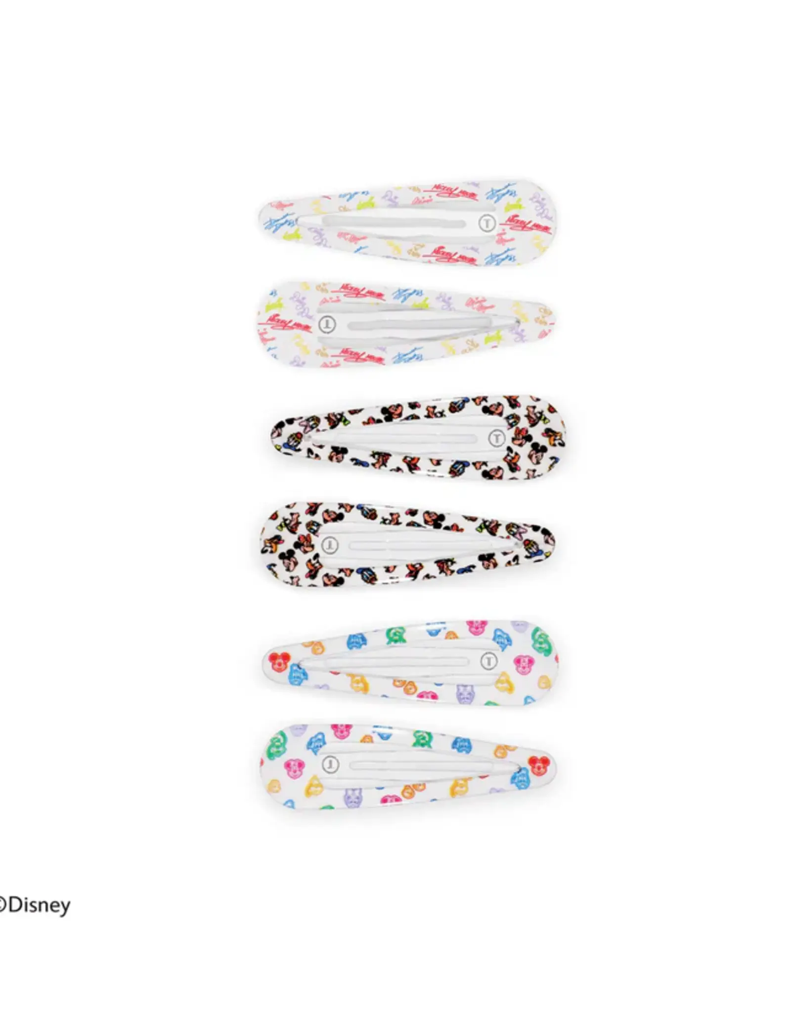 Teleties Snap Clip Mickey & Friends 6 Count