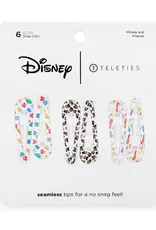 Teleties Snap Clip Mickey & Friends 6 Count