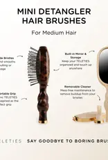 Teleties Mini Detangler Brush For Medium Hair-Tortoise