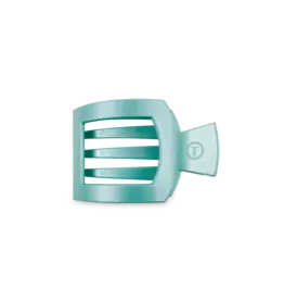 Teleties Flat Square Clip Totally Turquoise SM