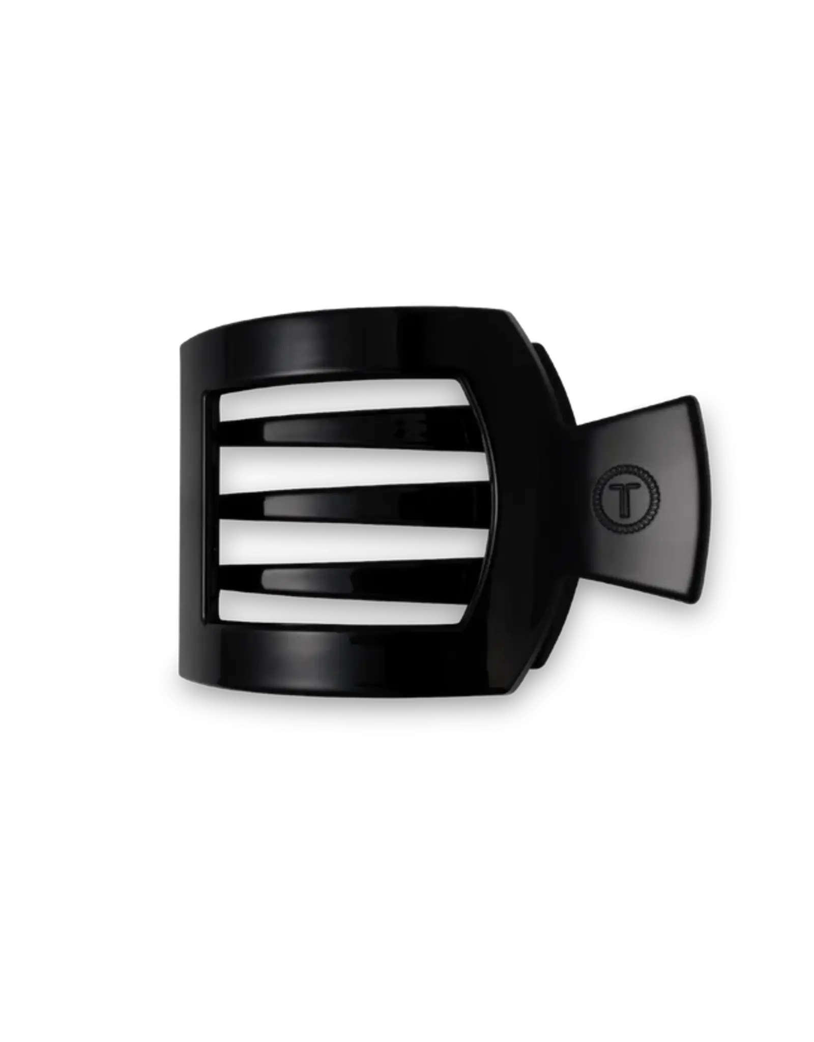 Teleties Flat Square Clip Jet Black SM