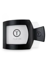 Teleties Flat Square Clip Jet Black SM