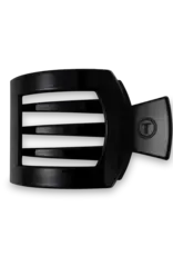 Teleties Flat Square Clip Jet Black MD