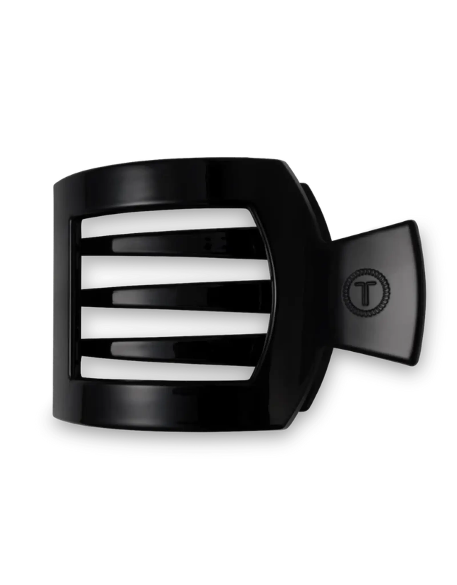 Teleties Flat Square Clip Jet Black MD