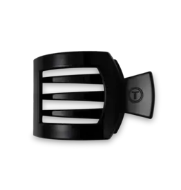 Teleties Flat Square Clip Jet Black MD