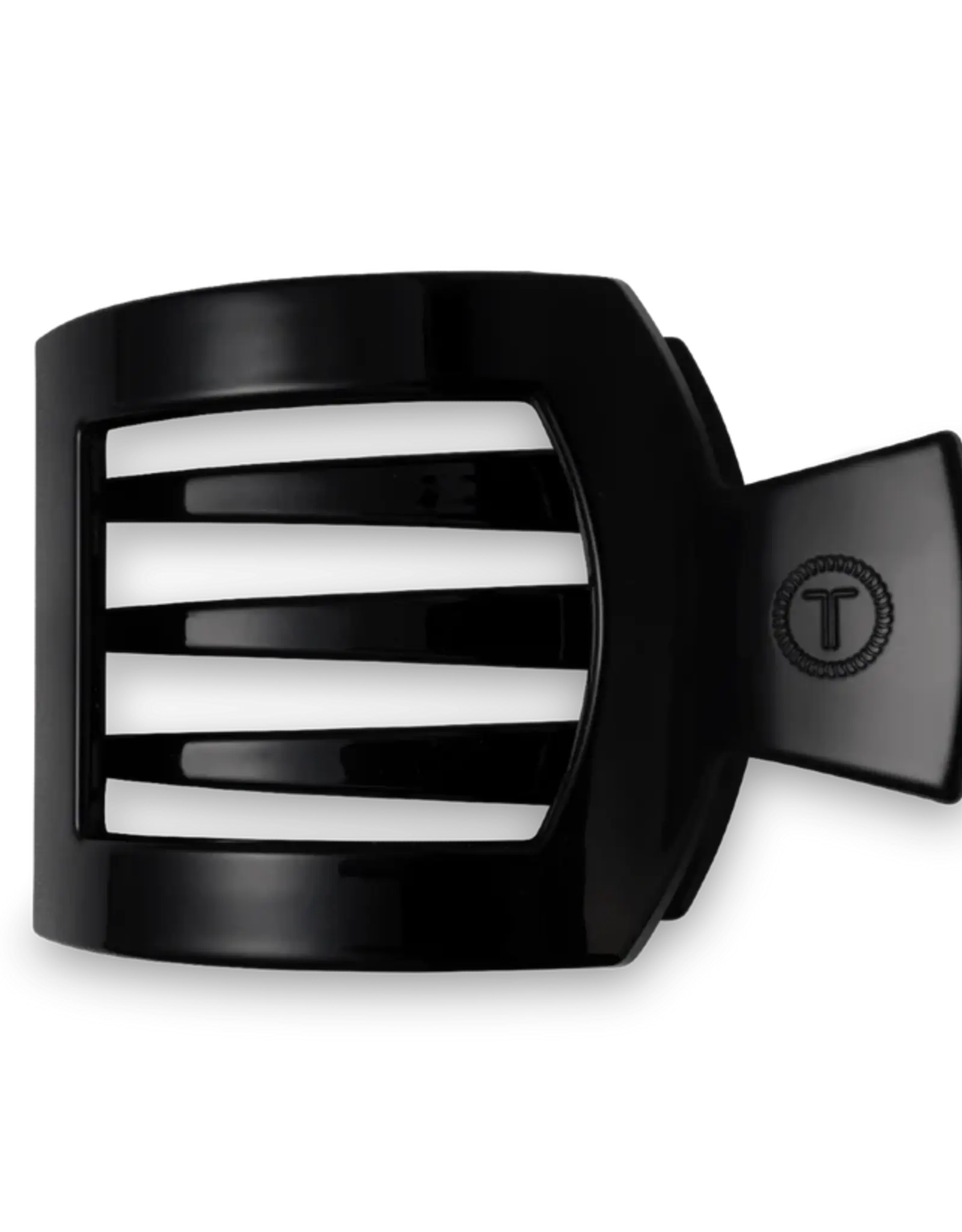 Teleties Flat Square Clip Jet Black LG