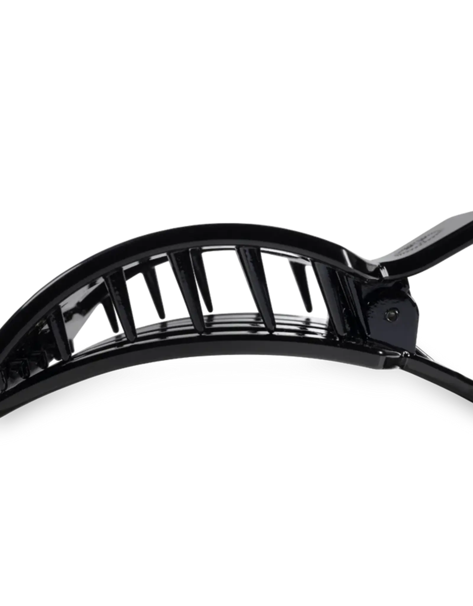 Teleties Flat Square Clip Jet Black LG