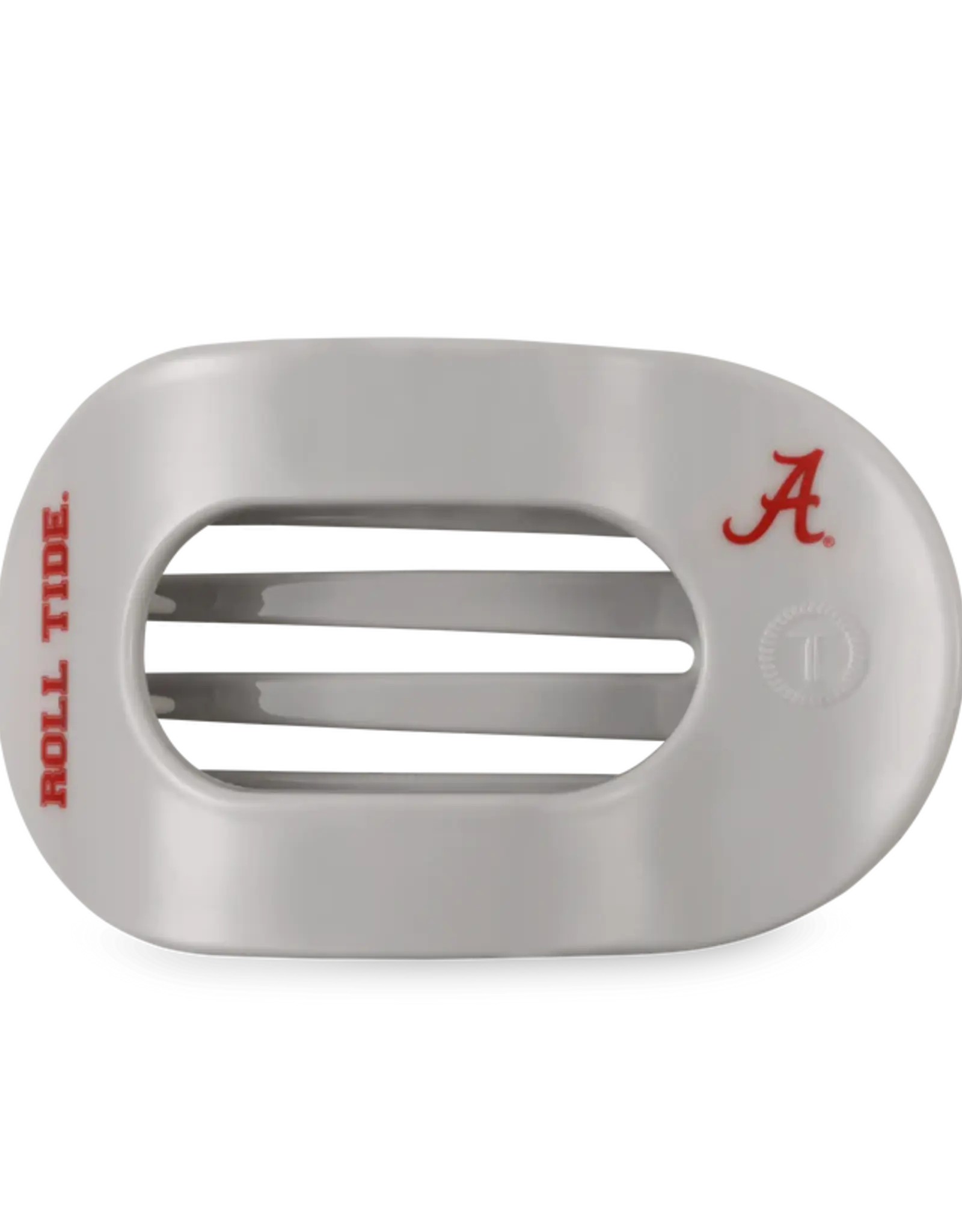Teleties Flat Round Clip Roll Tide! LG