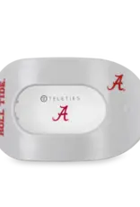 Teleties Flat Round Clip Roll Tide! LG