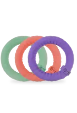 Teleties 3pk Color Rush Nylon SM