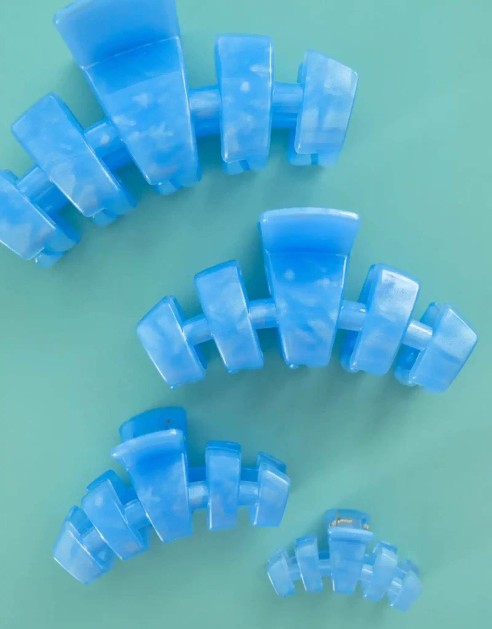 Teleties Classic Clip Blue Lagoon Tiny