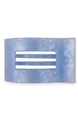 Teleties Flat Rectangle Clip Blue Lagoon MD