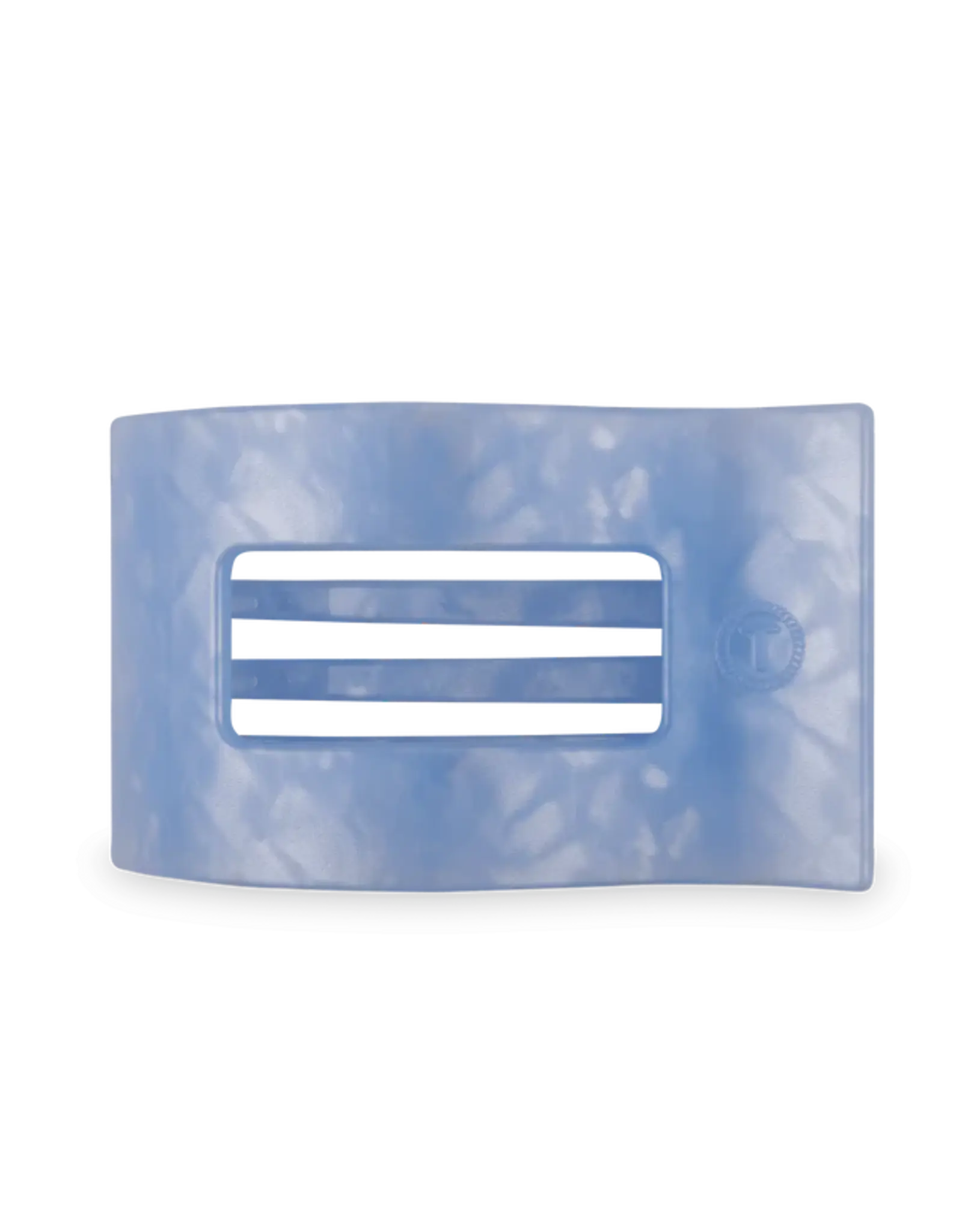 Teleties Flat Rectangle Clip Blue Lagoon MD