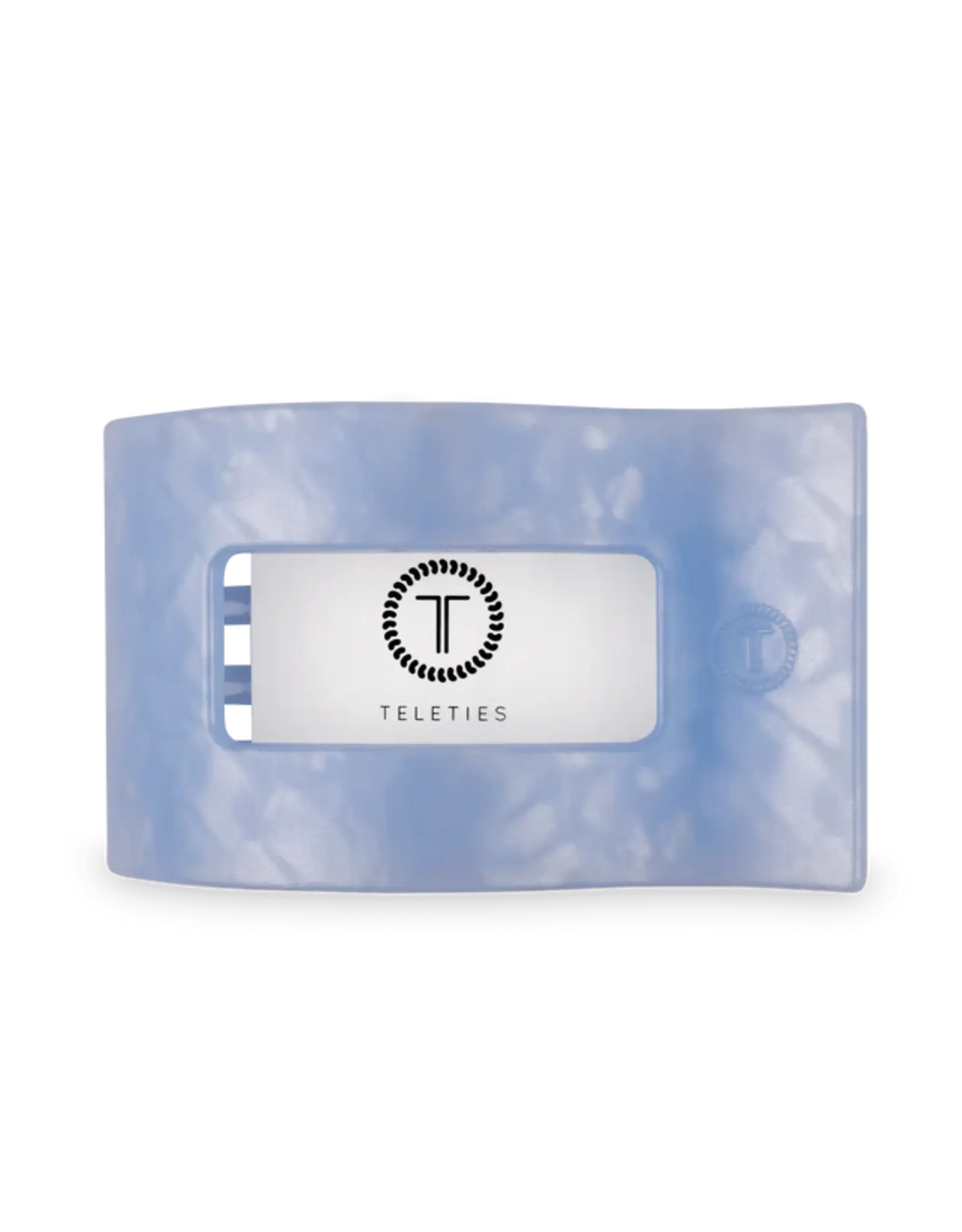 Teleties Flat Rectangle Clip Blue Lagoon MD