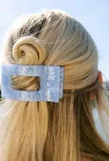 Teleties Flat Rectangle Clip Blue Lagoon MD