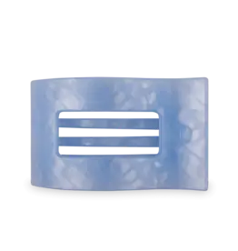 Teleties Flat Rectangle Clip Blue Lagoon LG
