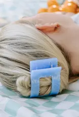 Teleties Flat Rectangle Clip Blue Lagoon LG