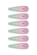 Teleties Snap Clip Aquaviolet 6 Count