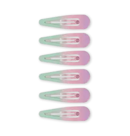 Teleties Snap Clip Aquaviolet 6 Count