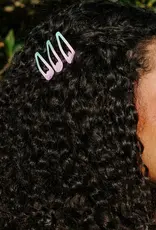 Teleties Snap Clip Aquaviolet 6 Count