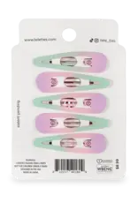 Teleties Snap Clip Aquaviolet 6 Count