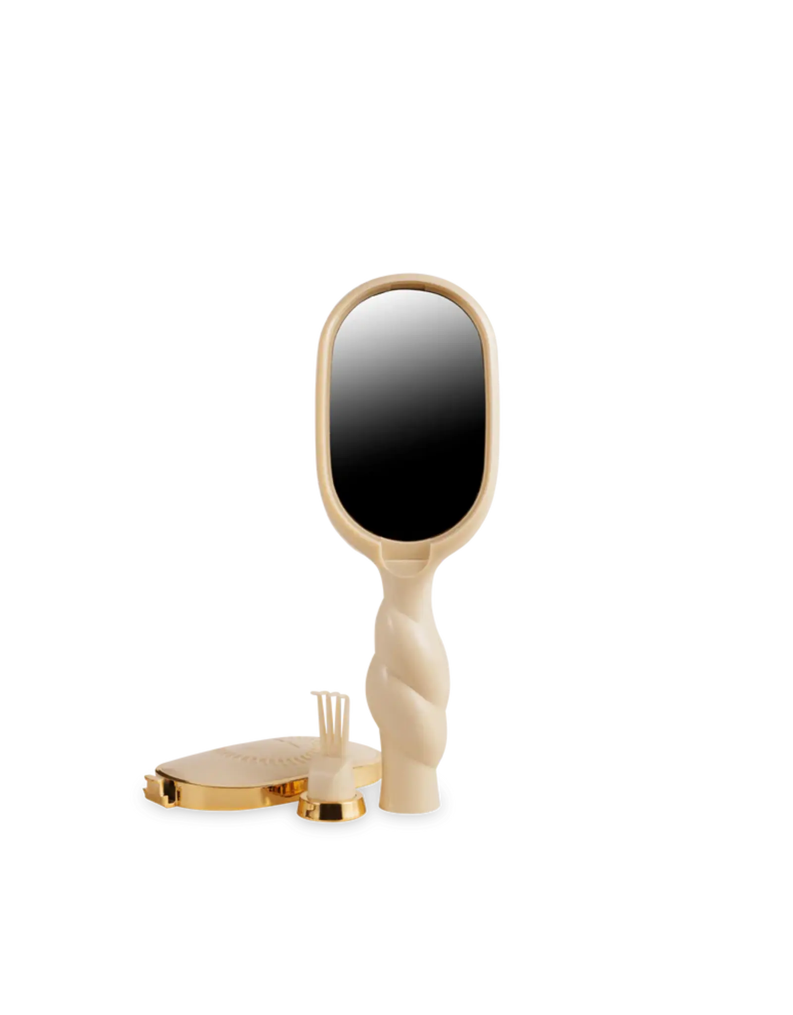 Teleties Mini Detangler Brush For Medium Hair-Tan