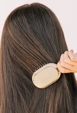Teleties Mini Detangler Brush For Medium Hair-Tan